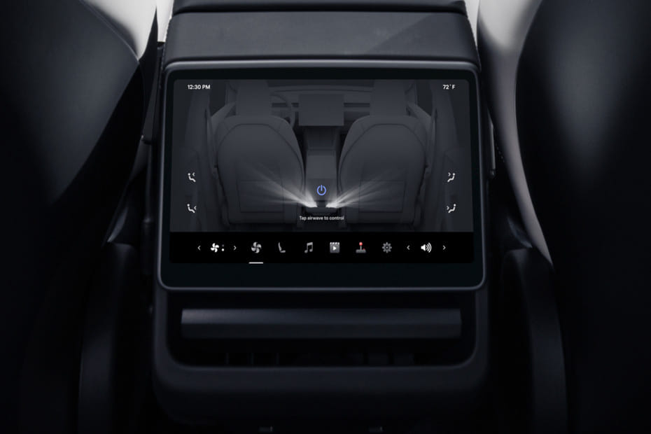 Model Y Rear AC Controls