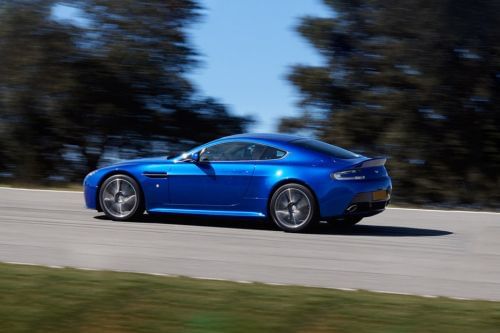 Rear Cross View of Aston Martin Vantage
