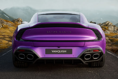 Full Rear View of Aston Martin Vanquish