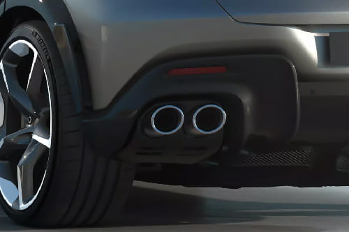 Exhaust Pipe of Ferrari Purosangue