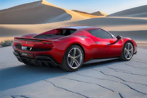 296 GTB Rear angle view