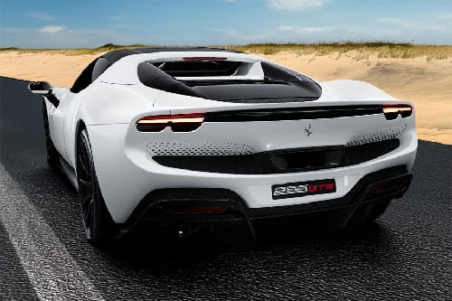 Rear Medium View of فيراري 296 GTS