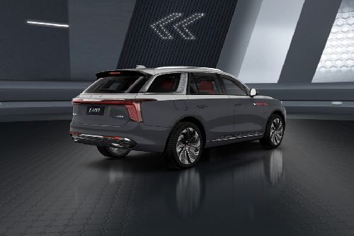 Rear Cross Side View of Hongqi EHS9