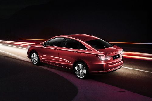 Rear Cross Side View of BAIC D50