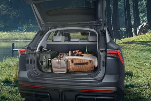 Trunk Open Closer View of Dashing