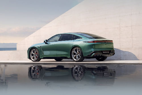 Rear Cross Side View of Exeed ES