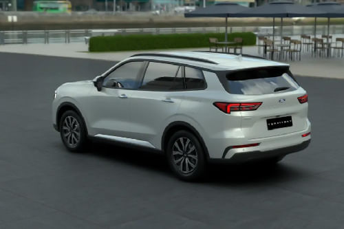 Rear Cross Side View of Ford Territory