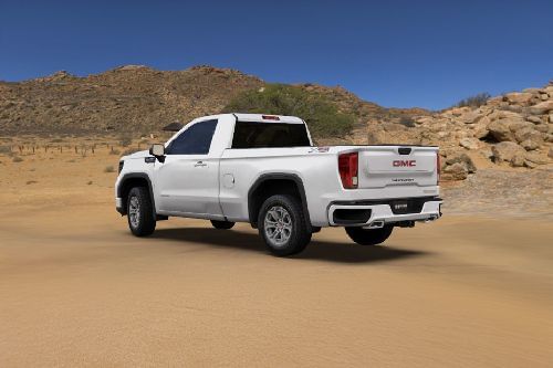 Rear Cross Side View of GMC Sierra LD