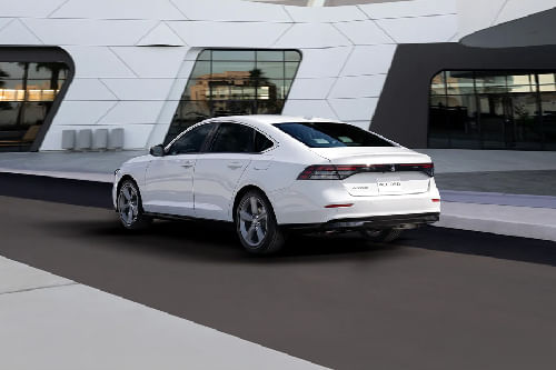 Rear Cross Side View of Honda Accord