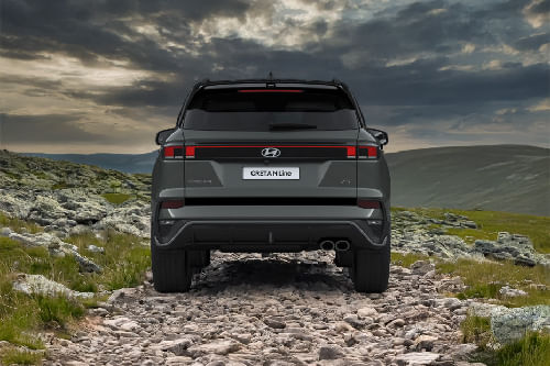 Full Rear View of Hyundai Creta