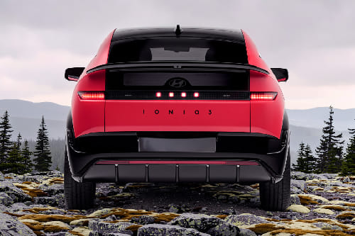 Full Rear View of Hyundai Ioniq 3