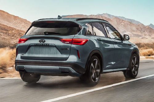 QX50 Rear angle view