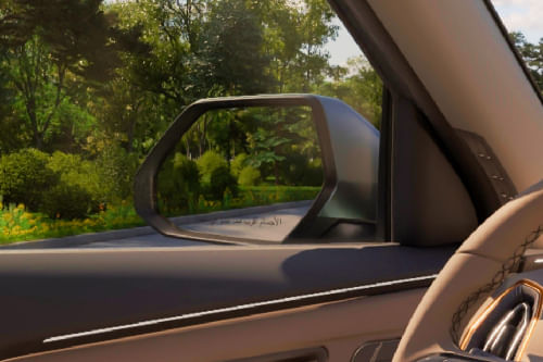 كيا EV5 Drivers Side Mirror Rear Angle