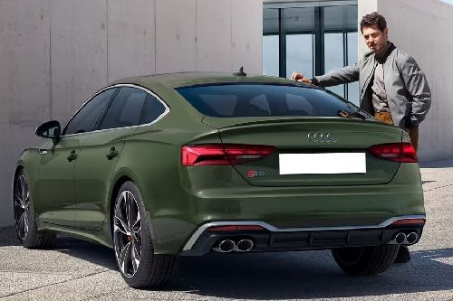 S5 Sportback Rear angle view