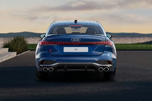 Full Rear View of Audi S5
