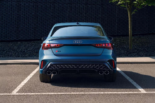 Full Rear View of Audi S3