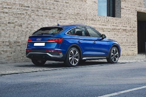 Rear Cross Side View of Audi Q5 Sportback