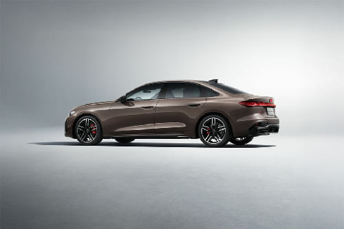 Rear Cross View of Audi A5 L