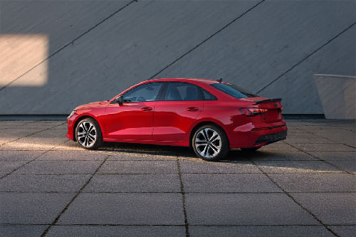 Rear Cross View of Audi A3