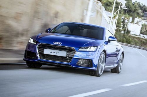 TT Coupe Tilted Front View