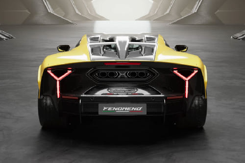 Full Rear View of Lamborghini Limited Series