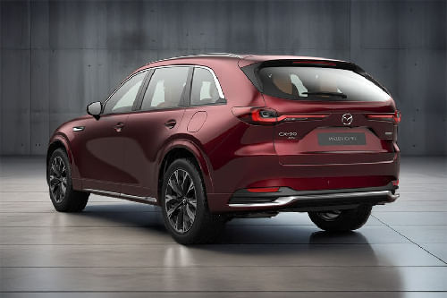 Rear Cross Side View of Mazda CX-90