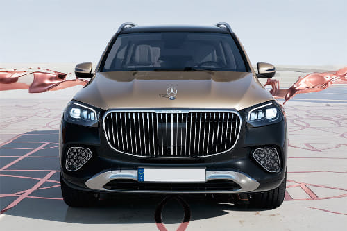 Full Front View of مايباخ جي إل إس