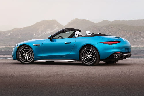 Rear Cross View of Mercedes-Benz AMG SL 2026 