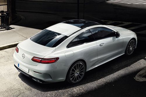 E-Class Coupe Rear Low Angle View