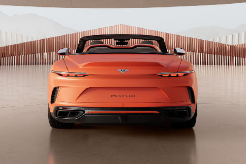 Full Rear View of Bentley Batur