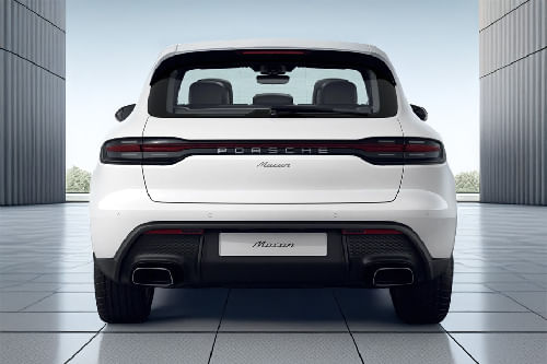 Full Rear View of Porsche Macan