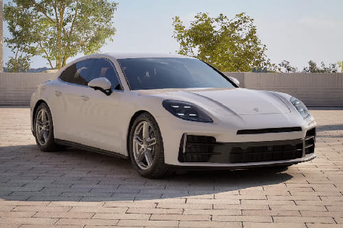 Porsche Panamera Front Cross Side View