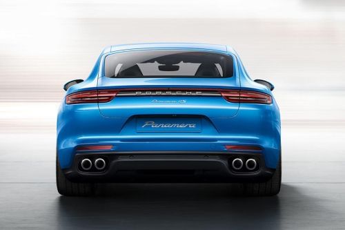 Full Rear View of Porsche Panamera
