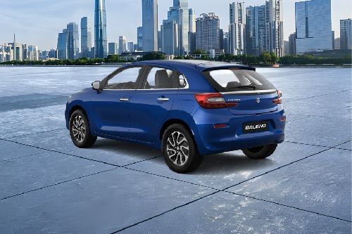 Rear Cross Side View of Suzuki Baleno
