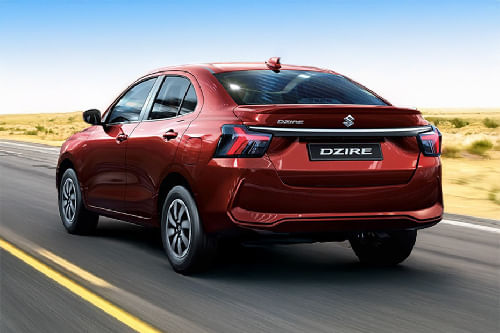 Rear Cross Side View of سوزوكي ديزاير