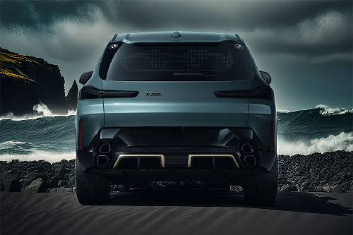 Full Rear View of BMW XM