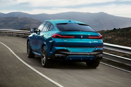Rear Cross Side View of BMW X6