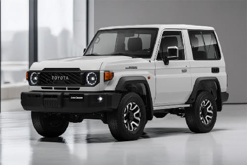 تويوتا  لاند كروزر 70 هارد توب Front angle low view