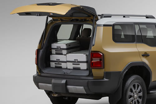 Trunk Open Closer View of Land Cruiser Prado