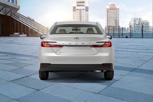 Full Rear View of Toyota Camry