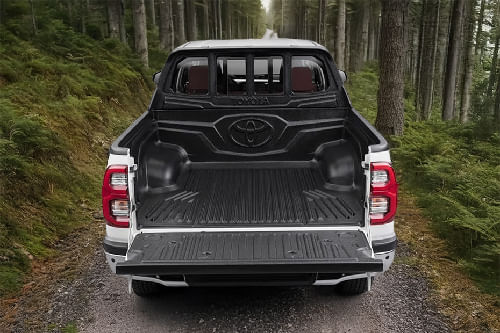 Full Rear View of Toyota Hilux