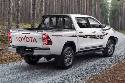 Hilux Rear angle view