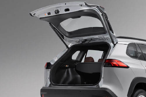 Trunk Open Closer View of Corolla Cross