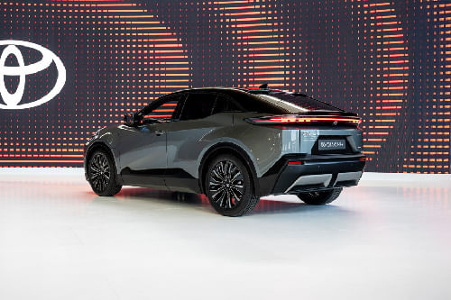 Rear Cross Side View of Toyota C-HR PLUS