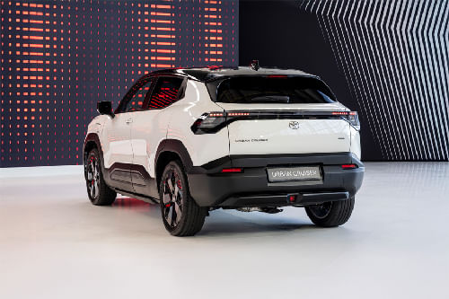 Rear Cross Side View of Toyota Urban Cruiser 2026