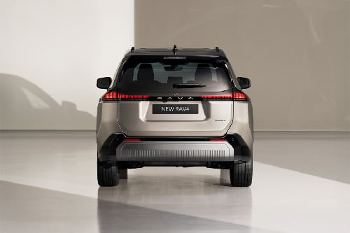 Full Rear View of Toyota RAV4 2026
