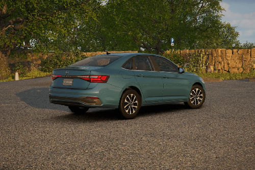 Jetta Rear angle view