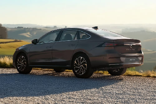 Rear Cross Side View of Volkswagen Jetta