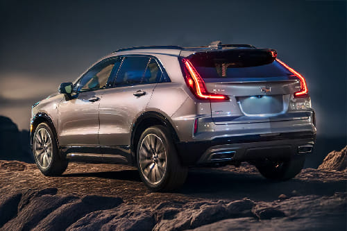 Rear Cross Side View of Cadillac XT4