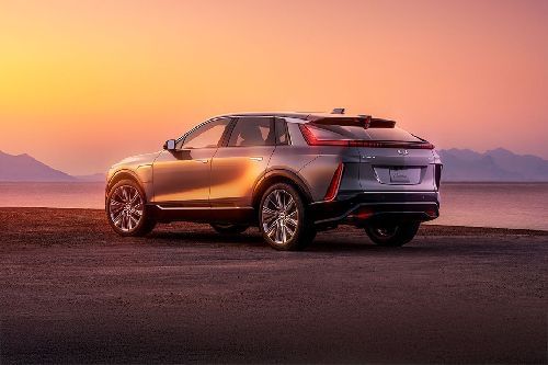 Rear Cross Side View of Cadillac LYRIQ